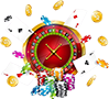 vector-illustration-casino-theme-with-roulette-wheel-poker-cards-gold-coin-playing-chips