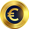 isolated-3d-euro-golden-coin-sign-design